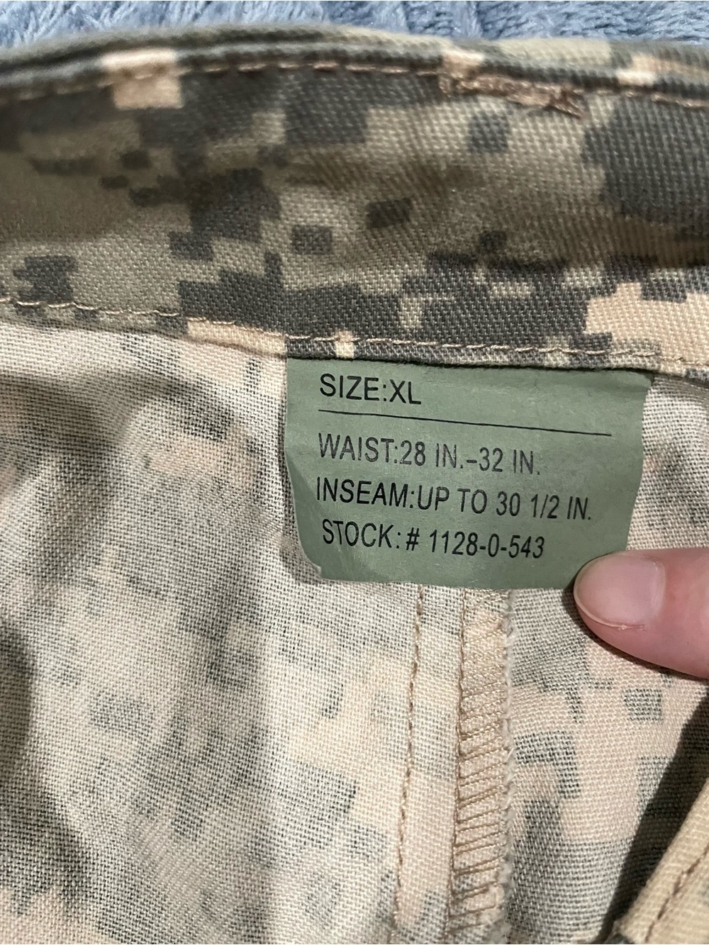 Rothco Kids Digital Camo Cargo Pants in Green and Tan - Picture 4 of 5